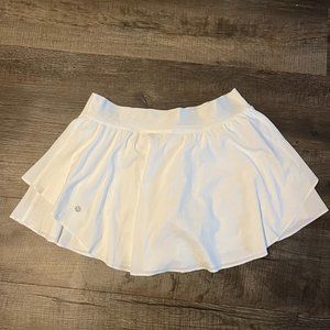 LuluLemon | Court Rival Tennis Skirt in White